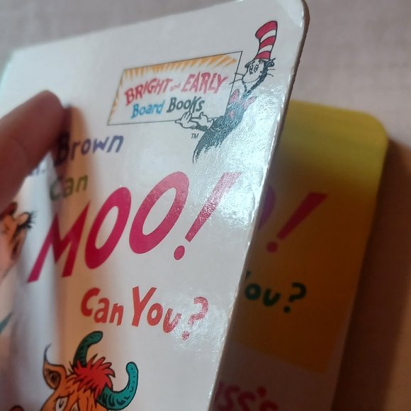 Mr.Brown Can Moo! Can You? Dr. Seuss's Book of Wonderful Noises 1996 Board Book - Picture 3 of 12